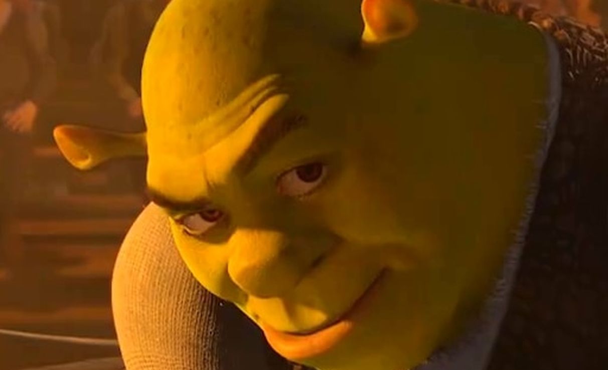 An Image of Shrek's face!